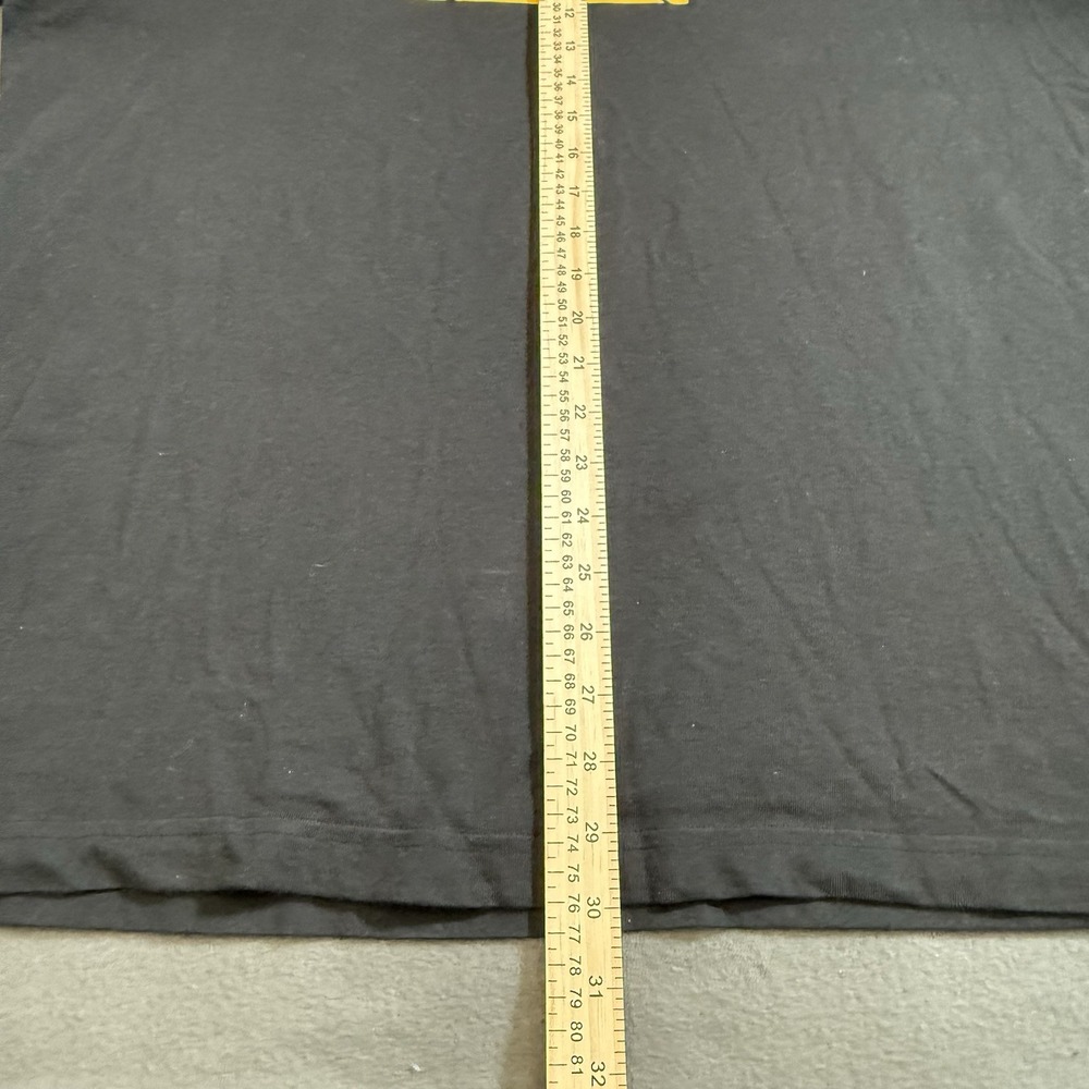 CAT Caterpillar T Shirt Mens XL Logo Graphic Cotton Black Solid. English. SEO. - Picture 8 of 9